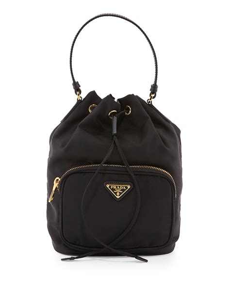 Tessuto mini bag Prada Black in Polyester 